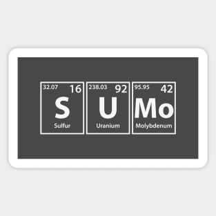 Sumo (S-U-Mo) Periodic Elements Spelling Sticker